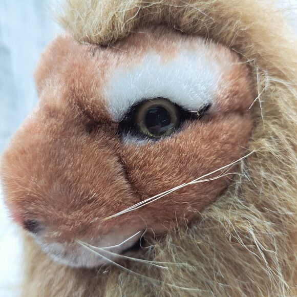 Royal Plush Lion Lying Down Stuffed Animal Toy Collectible VTG Big Cat Realistic - Picture 9 of 15